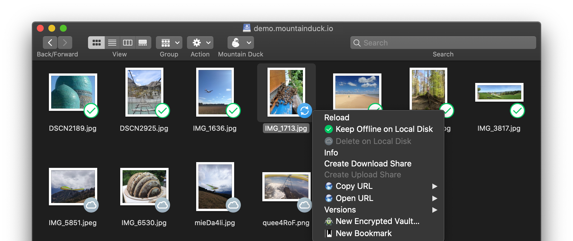 mountain duck sync folders